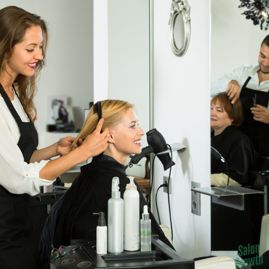 Salon ad campaign creative design Facebook ad sample